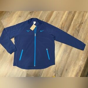New Nike Dri-FIT Rafa Nadal Tennis Jacket DV2885-492 Men's Size XL